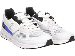On Men's Cloudrift Sneakers, White/Cobalt, 9 Medium