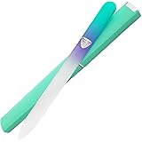 Glass Nail File with Case, Glass Fingernail File, Manicure Nail Care, Expert Precision Filing + Smooth Finish - Bona Fide Bea