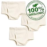City Threads Little Boys' 100% Certified Organic Cotton Briefs Underwear (2T-6)