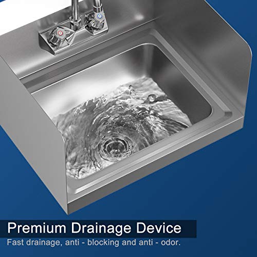 Giantex Commerical Washing Sink NSF Stainless Steel Wall Mount Hand