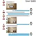 Bamshoot Upgraded 50 Miles TV Antenna Long Range Digital Free HDTV Antenna Amplifier TV Indoor Antenna Clear Home High Reception Best Indoor Antenna for TV with 16ft Cable USB TV Tuner - Black