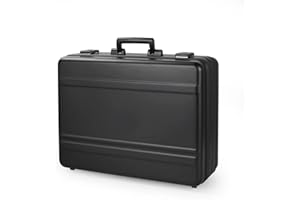 Urecimy Aluminum Briefcase Metal Toolkit Box Family Medical Case Cash Suitcase