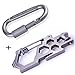 5 pcs High Carbon Steel Survival Para-biner Carabiner Multitool Winch for Camping Hiking survival Travel backpacking Outdoor Sports