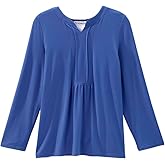 Women's Open Back Pleated Panel Top