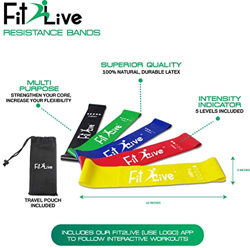 Fit2Live Exercise Ball for Yoga,Stability,Fitness,+ Free Resistance Bands, 2 in 1 Exercise Package- Anti Burst Quality - Includes Foot Pump and Access to Our APP for Workout Videos. - Thumbnail 2