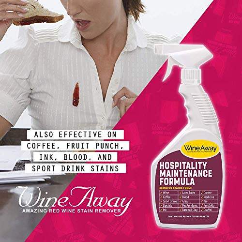 Wine Away MultiPurpose Cleaner Red Wine Stain Remover Perfect