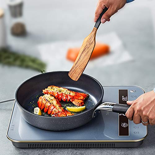 Wooden Spatulas Set As Seen On TV, Wooden Cooking Utensils, AOOSY 5 Pcs