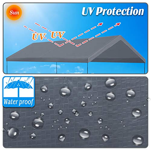 3 Strong+Camel+Carport+Replacement+Included