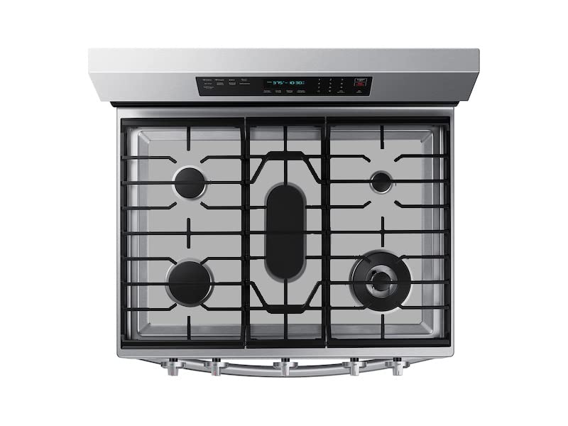 Photo 1 of FireFly Home Stove Top Protector for Samsung Gas Range Stove Top, Custom Fit Ultra Thin Reusable Burner Splatter Spill Guard Protective Cover Liner in Silver - NX60A6711SS/AA