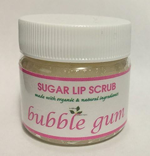 Organic &amp; Natural Flavored Sugar Lip Scrub Paste Super Moisturizing 1.5 oz Jar