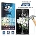 [2-Pack] Pacific Asiana LG K7 Screen Protector Glass, LG Treasure LTE Screen Protector, Tribute 5 Screen Protector, HD Clear [Tempered Glass] Screen Cover with 9H Hardness/Anti-Scratches/Bubble Free