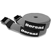 DORSAL Tie Down Straps for Roof Rack Padded Crossbars Holds Surfboards Kayaks Canoes Paddleboards