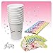Unicorn Party Supplies Set - Serves 16 - Perfect For Birthday Girls, Baby Showers, and First Birthday Party Favors -Original sleepy Unicorn Party Supply Set by Funky Fledgling