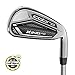 Cobra Men's 5-GW 2018 King F8 Iron Set, Black/Nardo, Stiff Flex, Right Hand