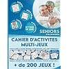 Cahier d’activités multi-jeux pour sénior – Stimulez votre cerveau et votre mémoire avec des jeux de lettres, de calculs, de logique et d’observation: … Labyrinthes etc… – Idée cadeau retraite