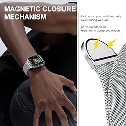Stainless Steel Milanese Loop Compatible with Apple