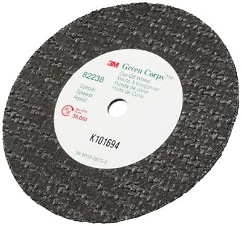 3M Green Corps Cut-Off Wheel - Metal Cutting Wheel - For Angle Grinder