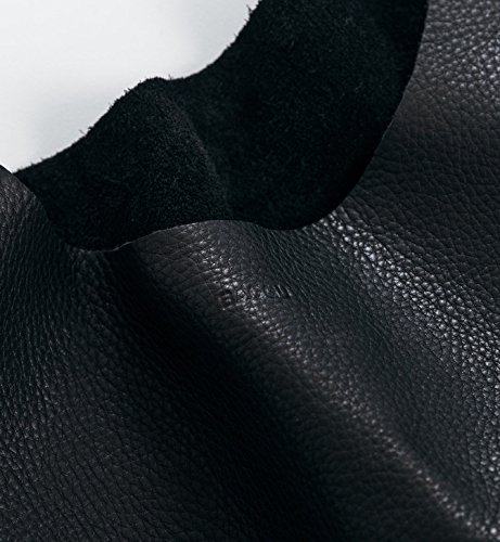 限定価格セール バグゥ Baggu 本革エコバッグ Leather Baggu 並行輸入品 B079mgnhmy ブラック ブラック Hermescolleges Ca