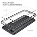 Ringke Fusion Compatible with OnePlus 5 Case, Transparent Hard Back TPU Bumper Shockproof Cover - Smoke Black