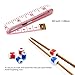 massmall 134 Pieces Mix Color Locking Stitch Markers (Color Ship Randomly)