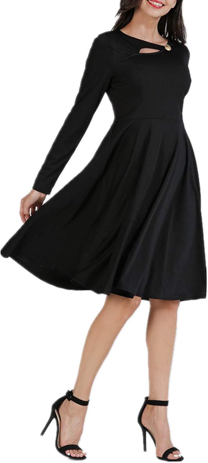 one piece dress till knees