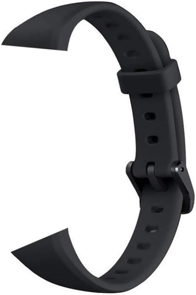 Replacement Stylish Silicone Watch Strap Band for Huawei Honor 3e Smart Bracelet - Black