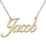 HUAN XUN Customized Custom Simple Any Name Necklace