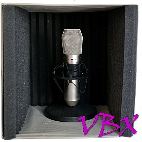 VBX - Studio Microphone Diffuser Isolation Sound Absorber Foam Panel Shield Stand Mic