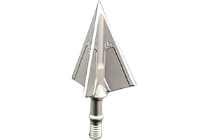 G5 OUTDOORS G5 Montec M3 Solid Fixed 3-Blade Broadheads | 3-Pack | 100/125 Grains | Razor Sharp 1-Piece Construction | Screw in | Compound & Recurve Compatible