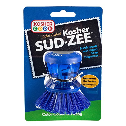 Buy The Kosher Cook Dairy Blue SudZee Scrub Brush with Liquid Dish