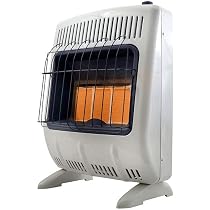 Amazon.com: Mr. Heater 18000 BTU Vent Free Radiant Propane 700 Sq Ft Indoor  Outdoor Space Heater for Home, Camp, or Garage with Thermostat and Auto  Shutoff, White : Everything Else