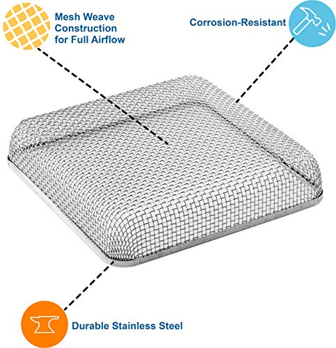 Halotronics Bug and Insect Screens for RV Refrigerator and Furnace Vent Covers for Suburban 6 Gallon Flush Mount Water Heaters