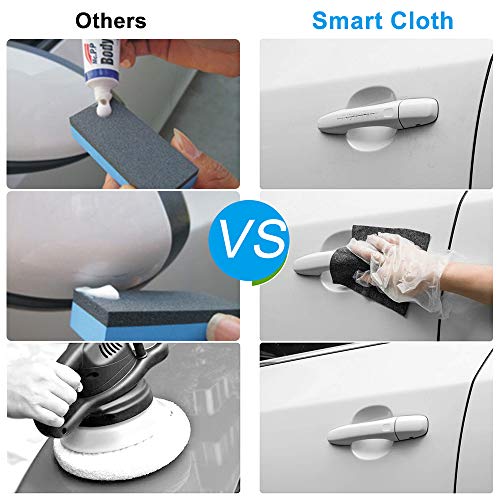 GLISTON Car Scratch Remover Kit, Magic Paint Scratch Removal Cloth Suitable for Repairing Vehicle Light Paint Scratches Scuffs on Surface, Door Knob Scratch, Hairline Sun Streak, Branch Scratch