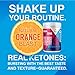Real Ketones Prime D+ Keto BHB (Beta-Hydroxybuterate) and MCT Exogenous Ketones Powder Low Carb Ketogenic Drink to Boost Energy and Mental Clarity (Orange Blast) (28 Serving)