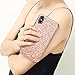 ESR iPhone X Case, Glitter Bling Hard Cover with Dual Layer Structure [Hard PC Back Outer + Soft TPU Inner] for Girls Women for iPhone X/iPhone 10 (2017)(Metallic Peach)