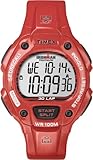 Timex Unisex T5K686 Ironman Traditional 30-Lap Glimmer Full-Size Grenadine Resin Strap Watch