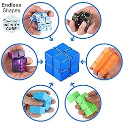 SMALL FISH Fidget Infinity Cube - Built-in Metal