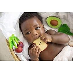 Oli & Carol Natural Rubber Teether - Fruit Shaped
