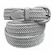 Eurosport White Braided Elastic Stretch Belt Size Medium