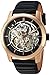 Kenneth Cole New York Men's ' Automatic Stainless Steel and Leather Dress Watch, Color:Black (Model: 10030789)