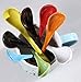 Freedi 7Pcs Porcelain Soup Spoons Colors Ceramic Dessert Coffee Spoons Gift 5in(Random Color)
