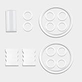 15-Piece Soft Serve Ice Cream Machine Parts Kit Compatible with VEVOR | Silicone kit includes 10 small O-rings, 2 large O-rings and 3 sealing tubes for select VEVOR and YIKAFU machines; verify fit.