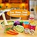 Blasoul 6PCS Mason Jar Lids Fermentation Lids for Mason Jars Wide Mouth Food-Grade Silicon Waterless BPA Free mold free Dishwasher Safe 3 colors Fermentation Lids for Fermented Probiotic Food