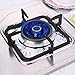 Aprince Stove Burner Covers, 60 Pieces Aluminum Foil Square Gas Stove Burner Covers, Disposable Thicker Bib Liners Covers for Gas Top, 8.7