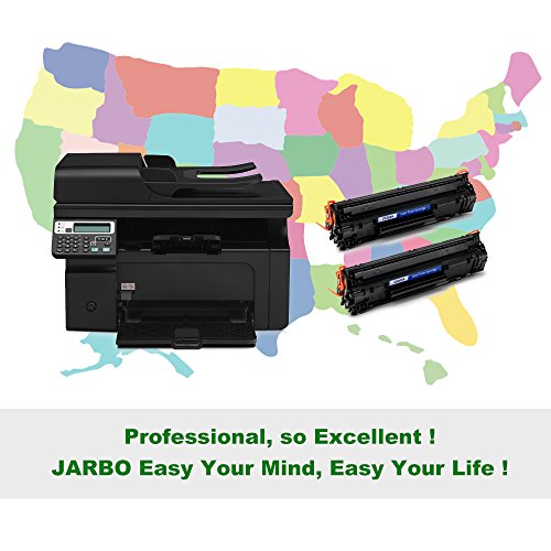 JARBO Compatible Toner Cartridges Replacement for HP 85A CE285A High Yield, 2 Black, Compatible with HP Laserjet Pro P1102W P1109W M1212NF M1217NFW Printer