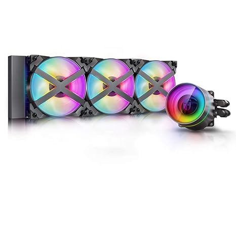 DEEPCOOL Castle 360 EX 360 mm ARGB Liquid CPU Cooler with Anti-Leak