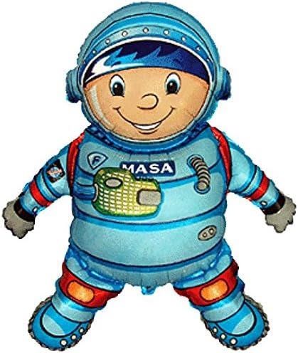 1 x ASTRONAUT Foil Balloon Shape 40" X 32" 100cm X 80cm