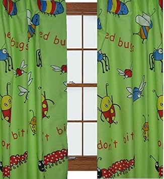 Bed Bugs Lined Curtains Ladybirds Caterpillars Spiders And