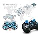 Mini UFO Quadcopter Drone ,Kingtoys LED Lights Drones Headless Mode RTF Mode 2 One Key Return Remote Control Nano Quadcopter