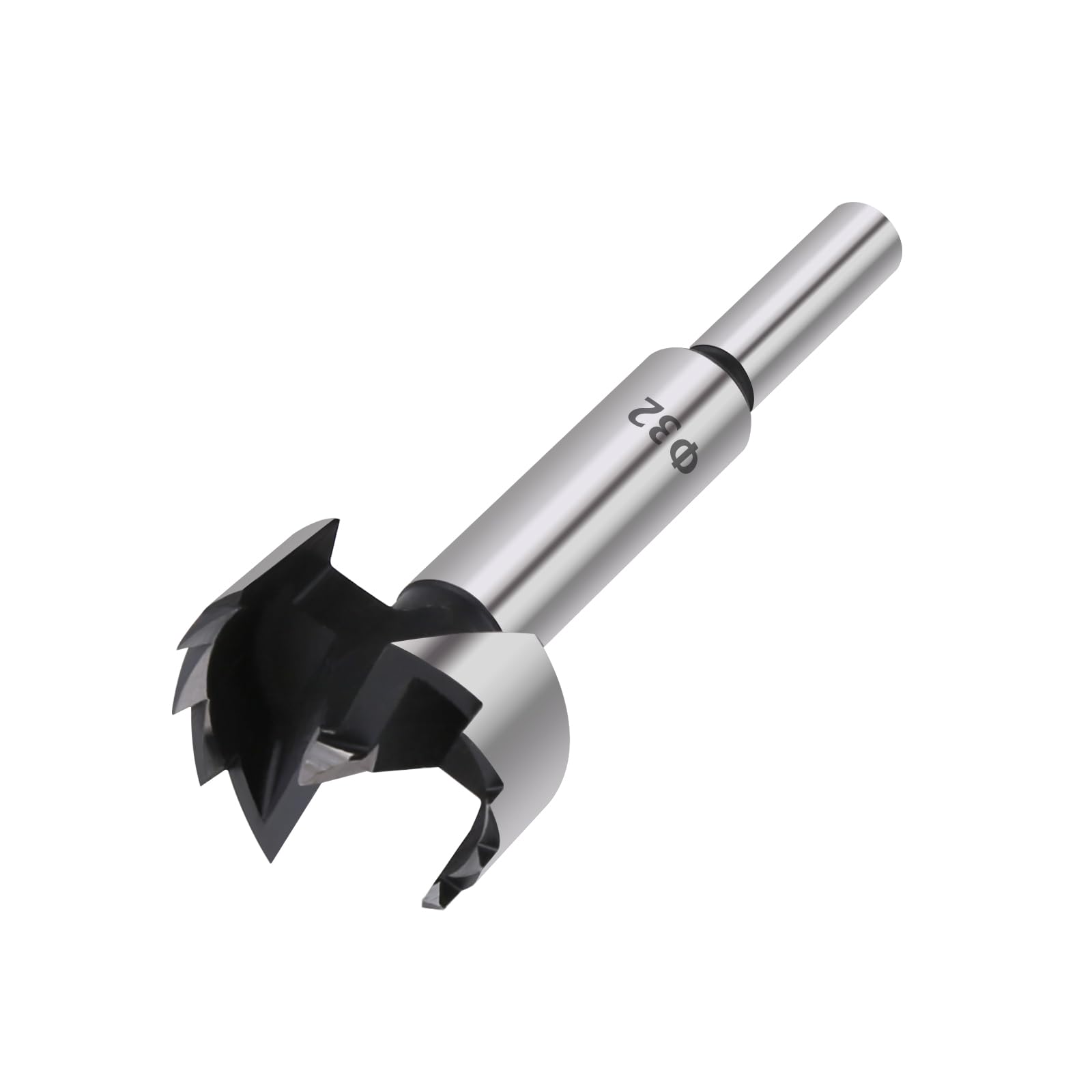 Vearter 32mm Forstner Drill Bit, High Carbon Steel Multi-Tooth Woodworking Tools with Round Shank, Hinge Boring Hole Cutter for Solid Wood, MDF, Plastic, Particleboard, Plywood — image 1